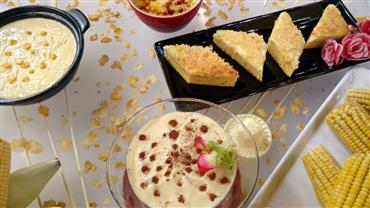 22/05 - Bolo de Fubá Cremoso, Curau e Creme de Milho