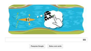 Em clima de Olímpiadas, Google faz doodle para homenagear a canoagem