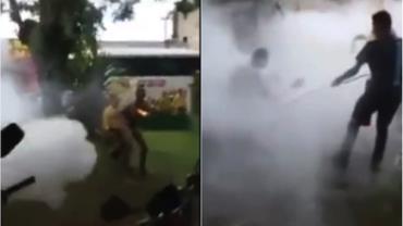 Homem ateia fogo no próprio corpo em rodoviária de Rondônia