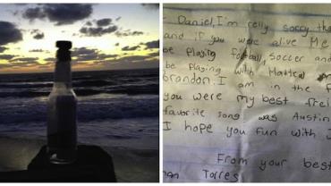 Homem encontra carta comovente de garoto para seu amigo que havia morrido