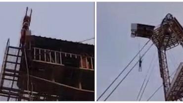 Corda de bungee jump estoura e mulher sofre queda de 42 metros