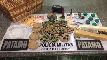 Jovem é preso vendendo doces recheados de maconha no DF