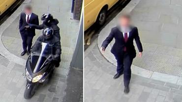 Pedestre distraído tem celular roubado em menos de cinco segundos