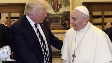 Papa Francisco debate imigração e Oriente Médio em reunião com Donald Trump