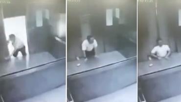 Homem morre após ficar preso e ter pernas esmagadas por elevador