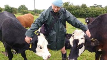 Fazendeiro vegetariano doa vacas para santuário e interrompe produção animal