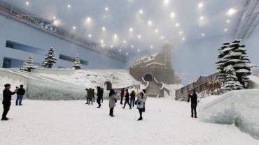 China inaugura maior complexo de esqui coberto do mundo