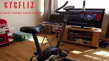 Estudante cria bicicleta para garantir que só vai assistir Netflix se fizer exercício