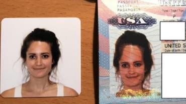 Mulher leva susto ao receber passaporte com foto bizarra