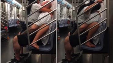 Casal é filmado fazendo sexo em metrô de Nova York