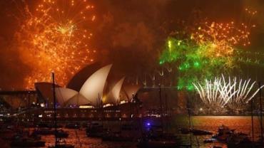 Sydney comemora com fogos a chegada do Ano-Novo de 2018