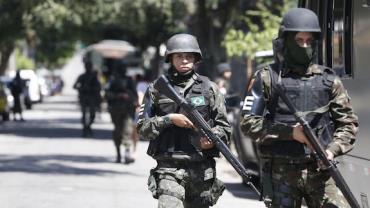 Forças federais participam de operação na região metropolitana do Rio