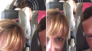 Casal de passageiros é flagrado fazendo sexo em poltrona de avião