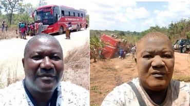 Selfies de antes e depois de acidente de ônibus viralizam na web; entenda