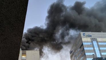 Incêndio atinge Hospital do Coração em São Paulo