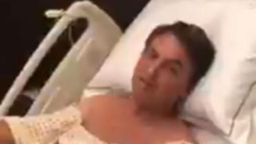 Após passar por cirurgia, Bolsonaro publica vídeo no hospital e avisa: "Amanhã volto ao batente"