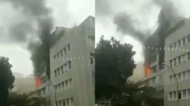 Incêndio atinge prédio residencial em Ipanema, no RJ