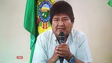 Evo Morales diz que OEA se juntou a golpe de Estado na Bolívia