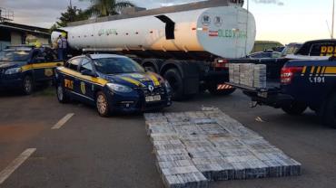PRF apreende 1,1 tonelada de cocaína, avaliada em R$ 46 milhões, em Goiás