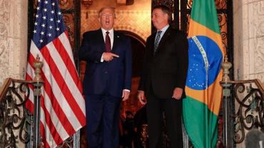 Bolsonaro e Trump conversam sobre pacote bilateral de comércio