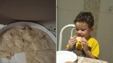 Criança autista comemora ao ganhar pizza sem recheio; internautas se comovem