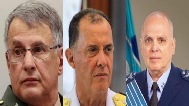 Ministério da Defesa anuncia saída dos comandantes do Exército, Marinha e Aeronáutica