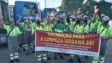 Garis entram em greve e suspendem coleta de lixo em SP