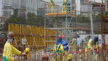 Inflação da construção civil cai para 1,24% em julho
