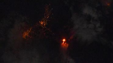 Astronauta publica foto de erupção nas Ilhas Canárias durante missão espacial