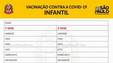 Governo de SP inicia pré-cadastro para vacinação de crianças de 5 a 11 anos contra a Covid-19