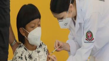 SP inicia vacinação de crianças com comorbidades na segunda-feira