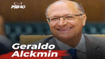 Geraldo Alckmin oficializa filiação ao PSB e exalta ex-presidente Lula