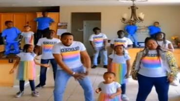 Família com 12 crianças conquista internautas com danças no Tik Tok