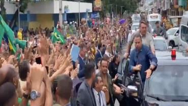 Bolsonaro participa da Marcha com Jesus pela Liberdade em Natal