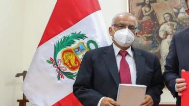 Primeiro-ministro do Peru tem pedido de renúncia aceito pelo presidente