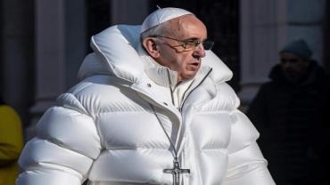 Criador da imagem viral do papa 'de jaco' diz estar pasmo com repercussão