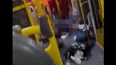 Criminosos lançam explosivo contra ônibus e ferem três no Rio