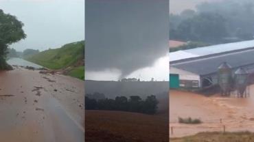 Chuvas fortes causam estragos em municípios do Paraná