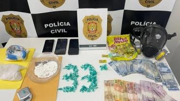 Traficante é preso no DF após 'batizar' cocaína com gesso