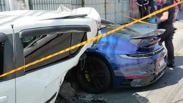 Acidente deixou amigo de motorista de Porsche em coma induzido