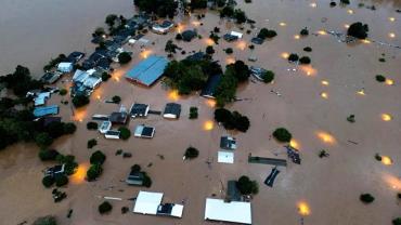 Quase 90% das cidades do RS foram atingidas pelas fortes chuvas