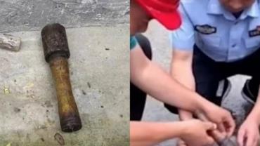 Polícia apreende granada ativa usada há 20 anos como martelo por idosa