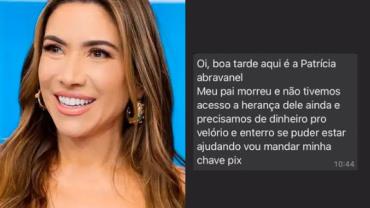 Após a morte de Silvio Santos, criminosos usam nome de Patrícia Abravanel para golpes: "Vou mandar minha chave pix"