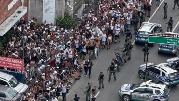 Confronto entre torcidas no Recife deixa feridos e destruição nas ruas