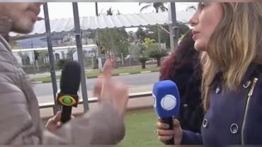 Repórteres da Band e Record protagonizam discussão ao vivo: "Tá louca?"
