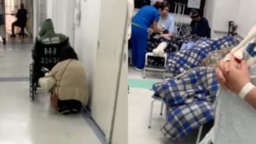 12h de espera e camas improvisadas: familiares de idosos relatam descaso no Hospital Ipiranga