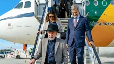 Lula chega a Roma para encontro com papa e evento da ONU