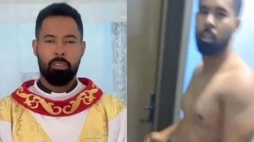 Padre é pego no flagra com noiva de fiel em casa paroquial no MT; assista ao vídeo
