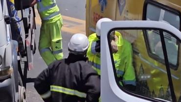 Socorristas se emocionam após morte de criança em acidente de trânsito