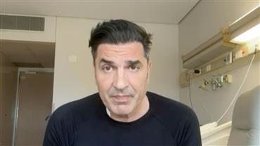 No hospital, Edu Guedes se emociona e agradece carinho: "Não tinha ideia da dimensão"